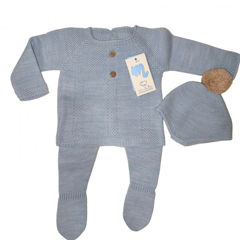 Conjunto primera puesta Mac Ilusión color Nube