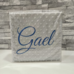 Manta bebés Burbuja bordada nombre