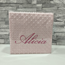 Manta bebés Burbuja bordada nombre