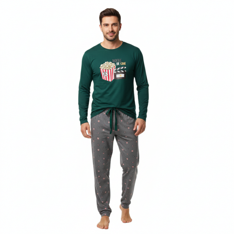 Pijama cine caballero