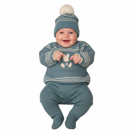 Conjunto primera puesta Mac Ilusión color Musgo