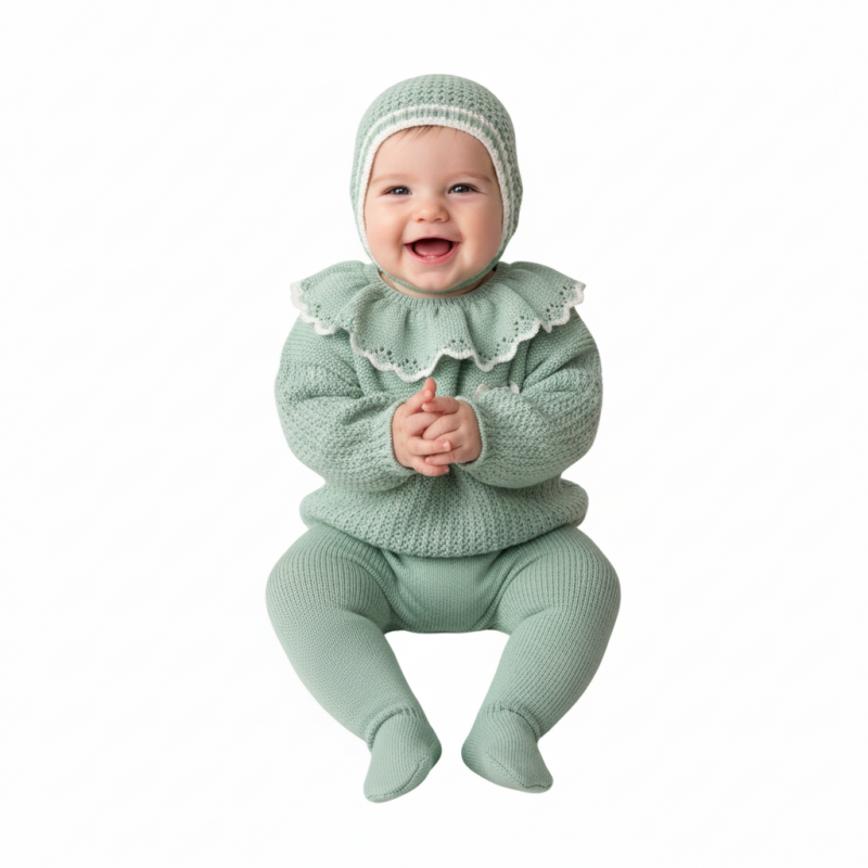 Conjunto primera puesta Mac Ilusión color Ambrosia