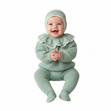 Conjunto primera puesta Mac Ilusión color Ambrosia