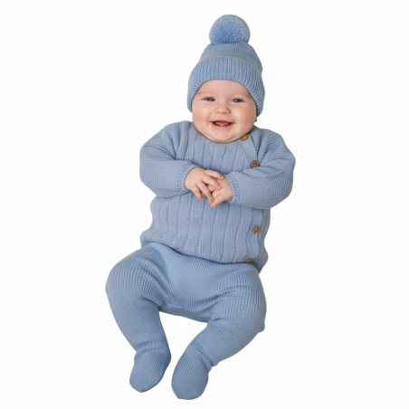 Conjunto primera puesta Mac Ilusión color Cielo