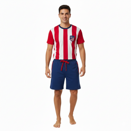 pijama Atlético de Madrid caballero manga corta
