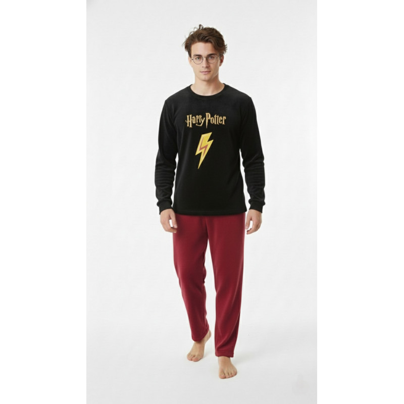 pijama coralina Harry Potter negro