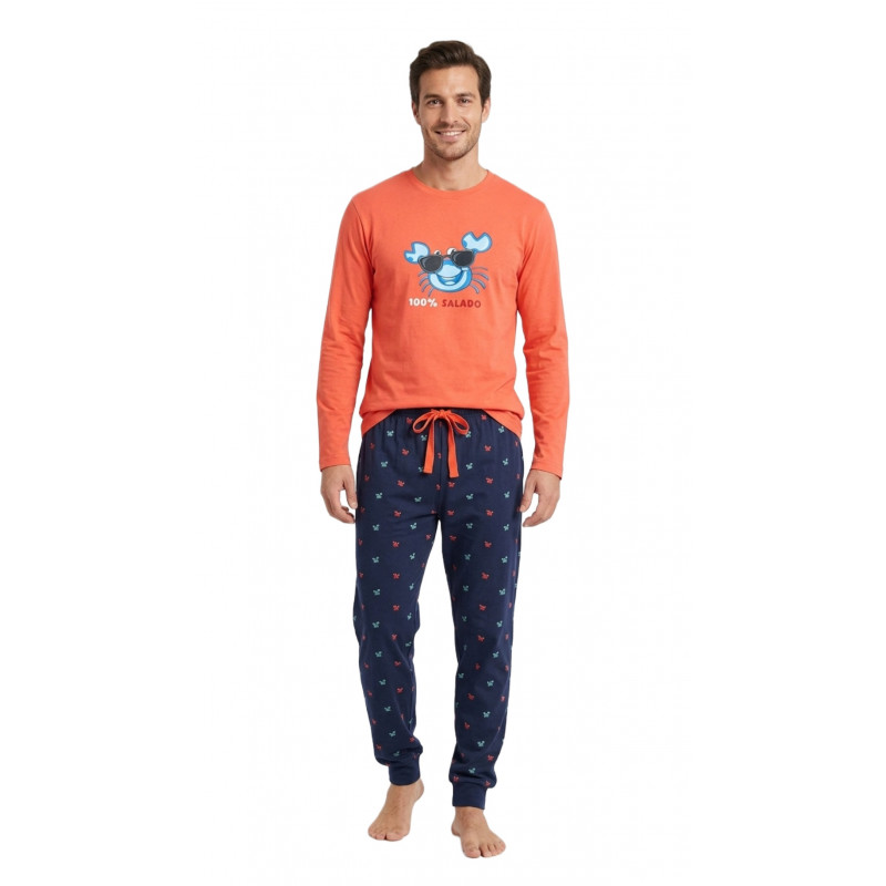 pijama salao caballero coral