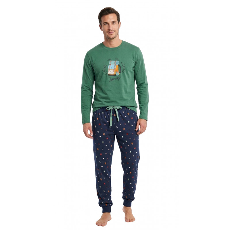 pijama senderista caballero verde