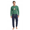 pijama senderista caballero verde
