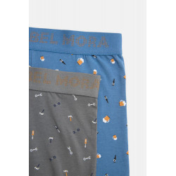 Pack bóxer y calcetín estampado CERVECERO