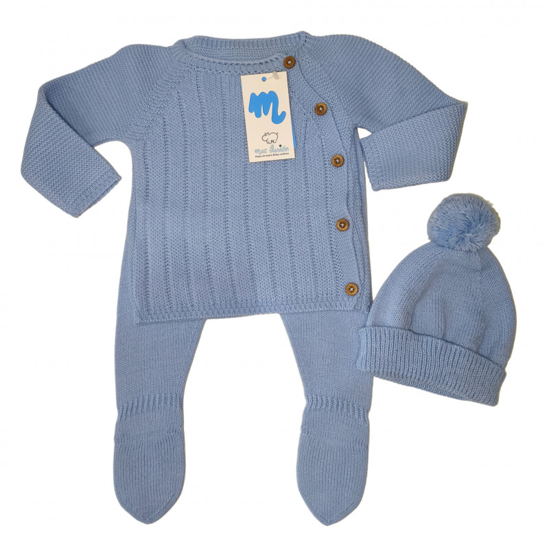 Conjunto primera puesta Mac Ilusión color Cielo