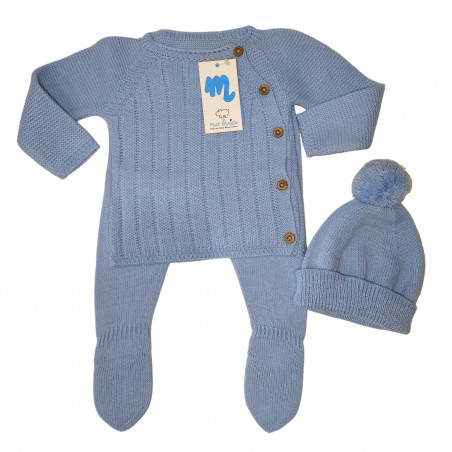 Conjunto primera puesta Mac Ilusión color Cielo